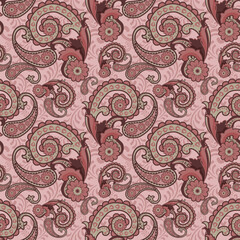 elegant paisley pattern for wallpaper background and textile beautiful paisley originated in persia and paisley is popular in Iran india scotland this paisley design is good for dress shawl scarf rida
