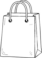 vector illustration of a shopping bag