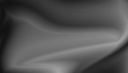 Elegant black and gray gradient abstract background with smooth waves and modern texture