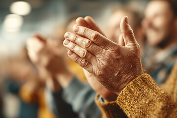Applause and Appreciation A moment of shared excitement and recognition