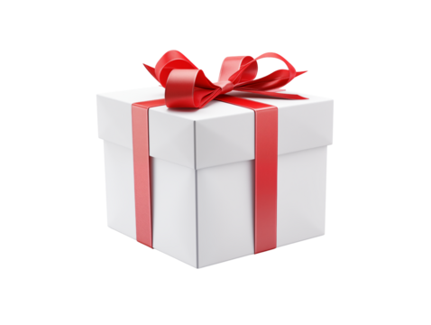 Gift box on a transparent background - Powered by Adobe