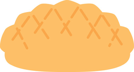 メロンパンのベクターイラスト素材