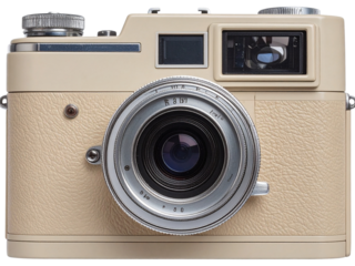 old photo camera isolated