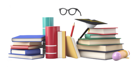 Academic Calendar for Educational Scheduling - Isolated on White Background