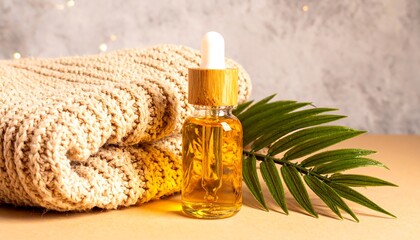 Nourishing golden serum for radiant skin and a cozy wellness ritual awaits you this winter season