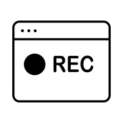 Session recording icon for user behavior analytics