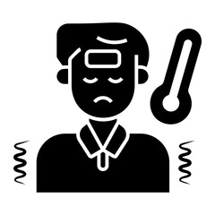 climate change Solid icon