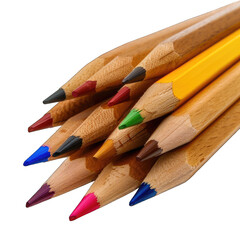 Close-up of assorted colored pencils