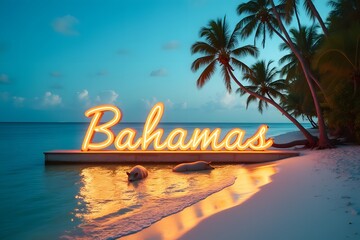 Welcome Bahamas  Glowing Tropical