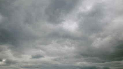 Gloomy Sky with Overcast Clouds A Stunning Nature Landscape Featuring Dark and Dramatic Skies