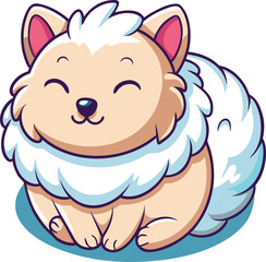 Cartoon Dog, Cute Cartoon Dog, Cute Cartoon Dog Vector Set, Cute Cartoon Dog Vector Set