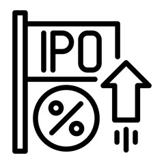 initial public offering icon