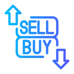  buy and sell icon