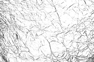 Abstract grunge black and white crumpled foil distressed texture background