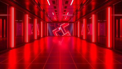 Cyber Red A bright neon red often associated with digital and cy