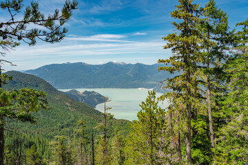 Lago turquesa de Canada