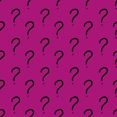 seamless pattern with question.