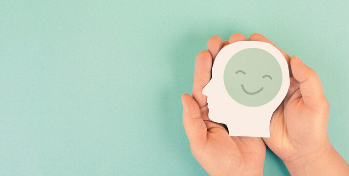 Mental health, happiness, positive attitude and mindset, happy smiling face, affirmative thinking  lifestyle, support and evaluation 