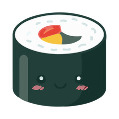 sushi kawaii vector illustration design