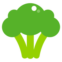 broccoli vector art illustration