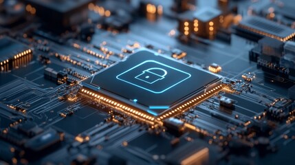 Securing digital insurance platforms technology sector close-up view cybersecurity environment advanced concept