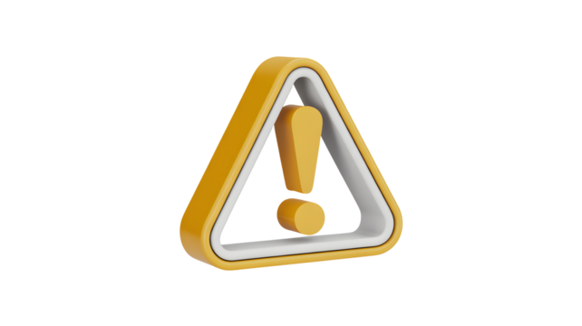 Alert symbol warning danger caution attention risk danger alert notification concept