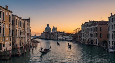 Naklejka premium grand canal in venice