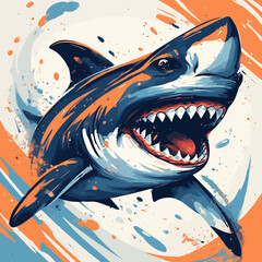 Shark Logo Design Very Cool