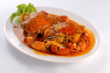 crab in padang sauce