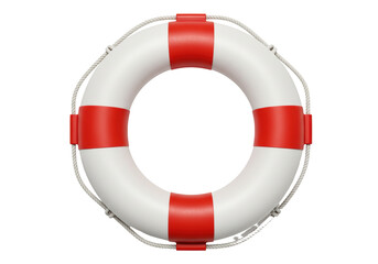 Isolated Safety Equipment Rescue Lifesaver, Maritime Security and Emergency Floating Device