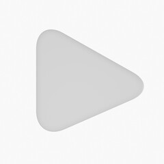 3d Realistic Play button vector illustration.