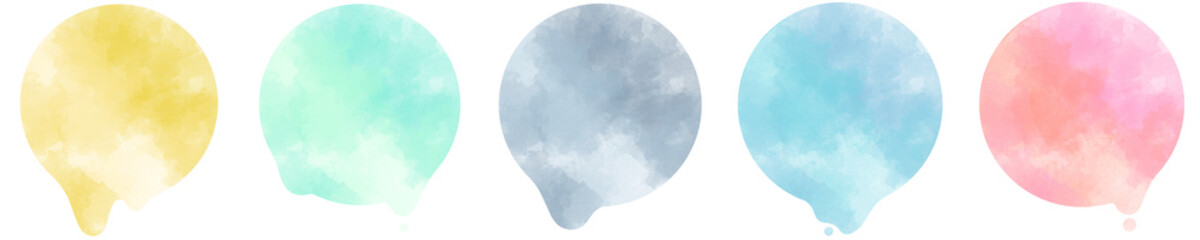 とろけるまるの同系色水彩セット