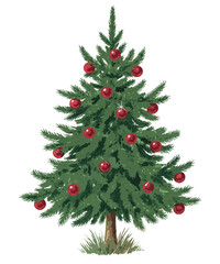 Fototapeta premium Woodland Christmas Png svg vector
