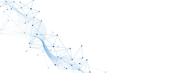 abstract blue background with waves