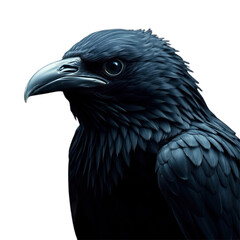 Fototapeta premium crow with transparent background PNG and JPEG image