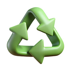Recycle Symbol Green Arrows Environmental Conservation Sustainability Isolated Icon