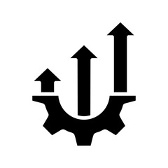 Improvement Icon Vector Illustration Glyph Version