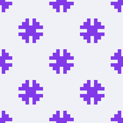 8 bit seamless pattern with geometric elements. y2k pixel background. Brutalist print in retro style