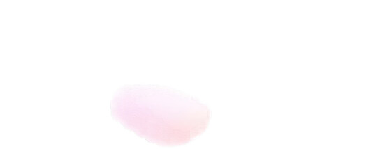Soft, light pink oval shape against black background