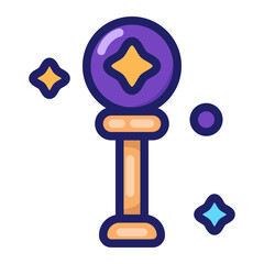 stick magic outline color