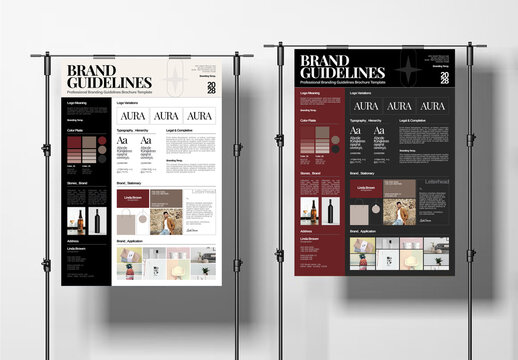 Brand Guideline Poster Design