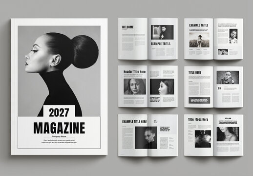 Elegant Magazine Layout