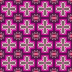 Obraz premium Floral patterns, decorative background, abstract image