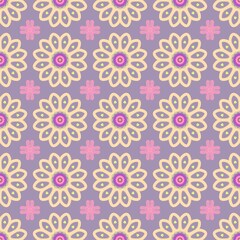 Floral patterns, decorative background, abstract image