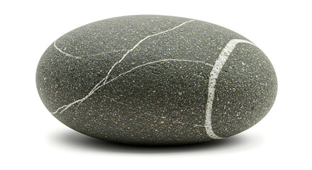 A smooth gray stones stacked in zen balance meditation style