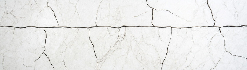 Obraz premium Close up of polished white marble texture with natural cracks and veins creating elegant and sophisticated surface pattern