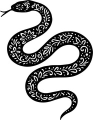 snake in the shape of a snake