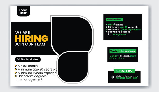 Hiring social media  banner ads template design 