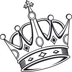 vector crown icon