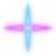 Glow Neon Retro style 80s-90s. The minimalist pattern geometric design is perfect for 80s themed projects, pop art visuals, vaporwave.